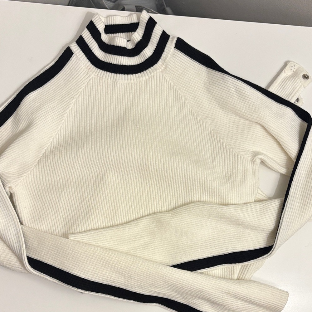 LANE201 SWEATER STRIPE BODYSUIT